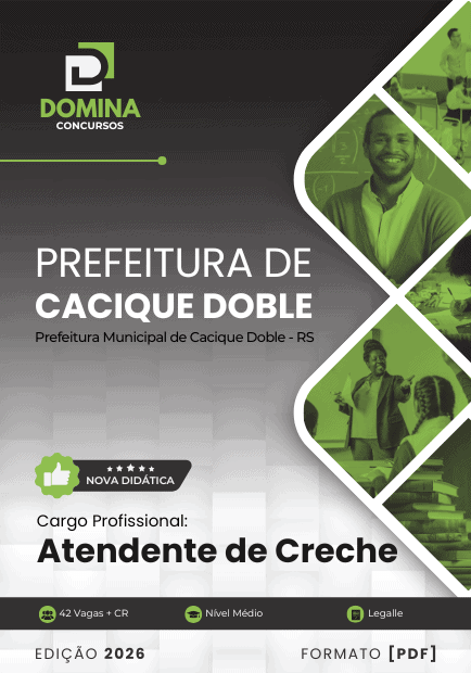 Apostila Atendente de Creche Cacique Doble RS 2026