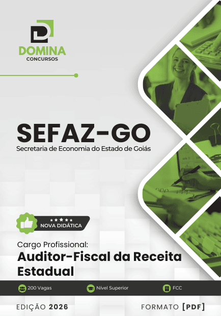 Apostila Auditor Fiscal da Receita Estadual SEFAZ GO 2026