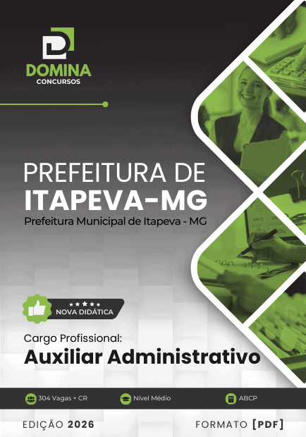 Apostila Auxiliar Administrativo Itapeva MG 2026