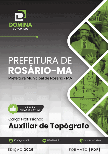 Apostila Auxiliar de Topógrafo Rosário MA 2026