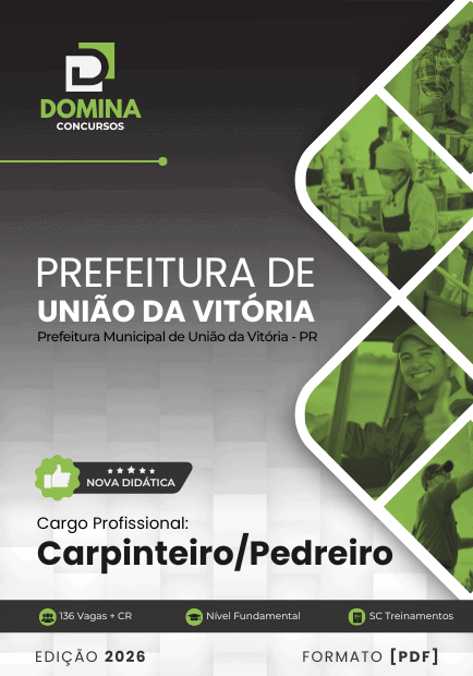 Apostila Carpinteiro Pedreiro União da Vitória PR 2026