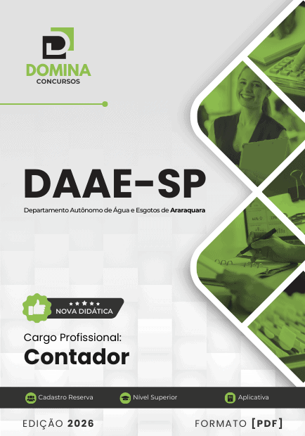 Apostila Contador DAAE Araraquara SP 2026