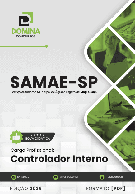 Apostila Controlador Interno Samae Mogi Guaçu SP 2026
