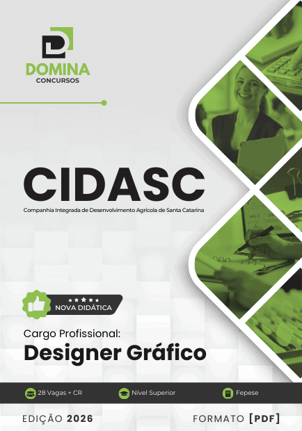 Apostila Designer Gráfico CIDASC 2026