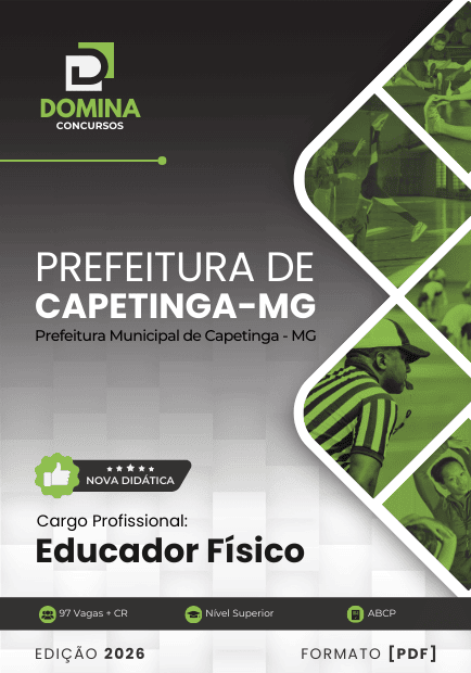 Apostila Educador Físico Capetinga MG 2026