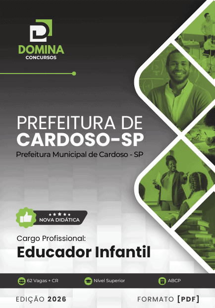 Apostila Educador Infantil Cardoso SP 2026
