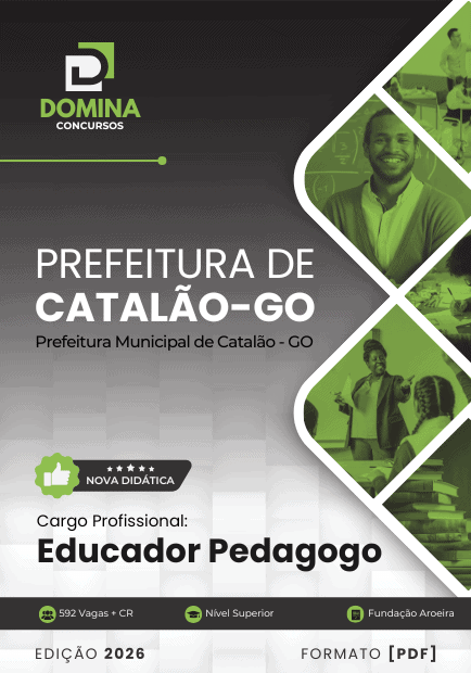 Apostila Educador Pedagogo Catalão GO 2026