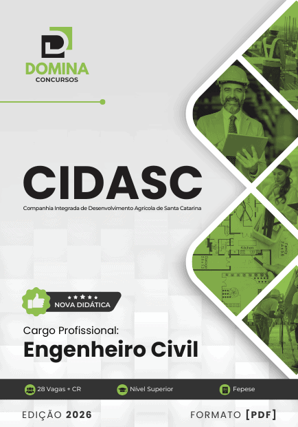 Apostila Engenheiro Civil CIDASC 2026