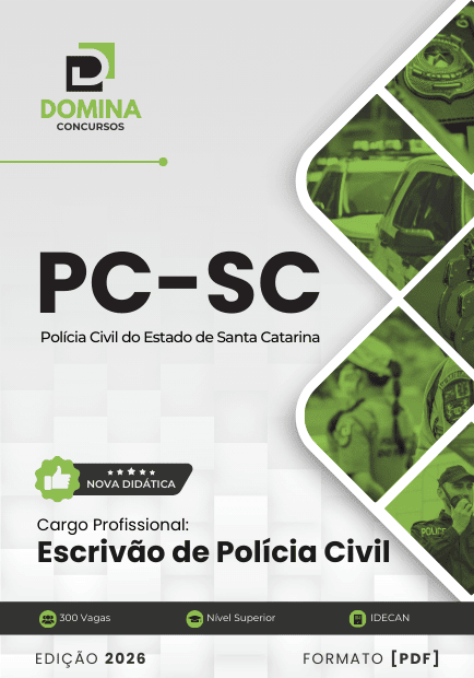 Apostila Agente de Polícia Civil PC SC 2026