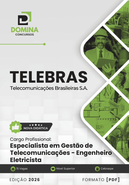 Apostila Especialista em Telecomunicações Analista de TI TELEBRAS 2026