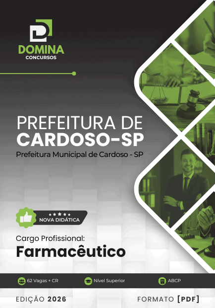 Apostila Farmacêutico Cardoso SP 2026