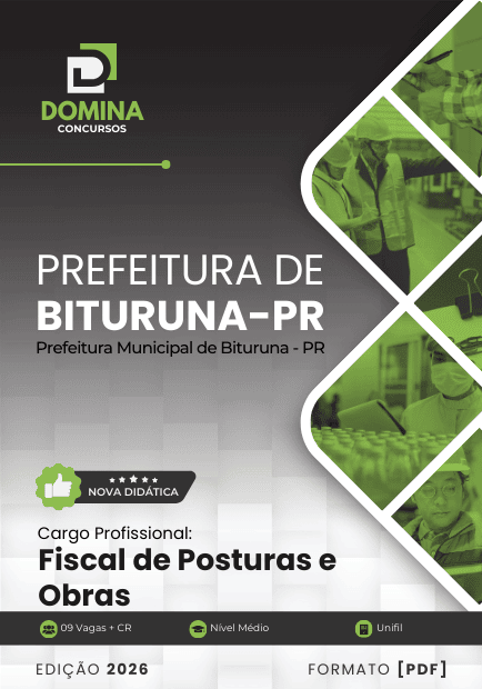 Apostila Fiscal de Posturas e Obras Bituruna PR 2026
