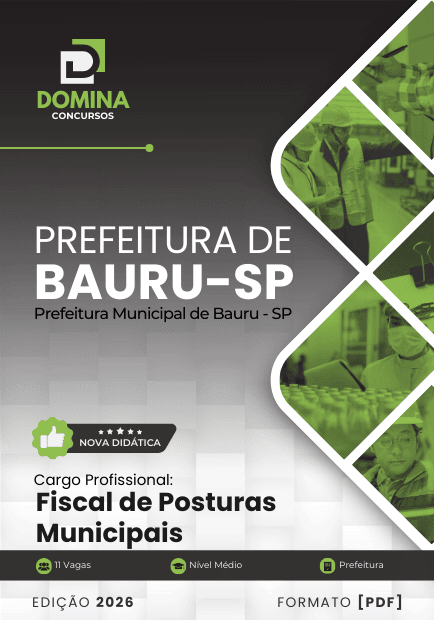 Apostila Fiscal de Posturas Municipais Bauru SP 2026