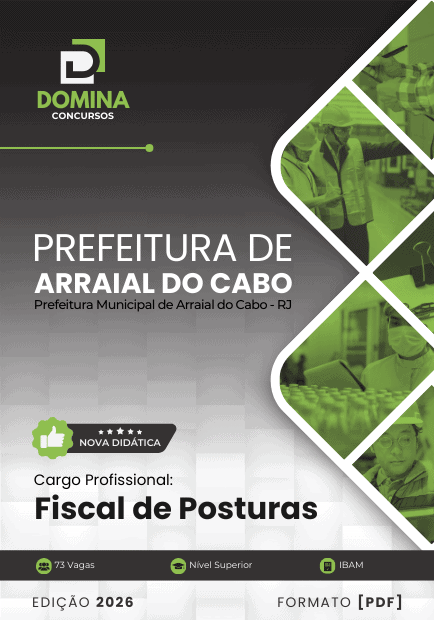 Apostila Fiscal De Posturas Arraial do Cabo RJ 2026