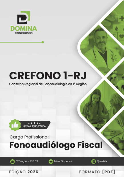 Apostila Fonoaudiólogo Fiscal CRFa 1ª RJ 2026