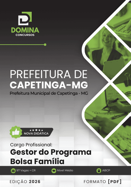 Apostila Gestor do Programa Bolsa Família Capetinga MG 2026