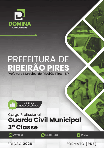 Apostila Guarda Civil Municipal Ribeirão Pires SP 2026