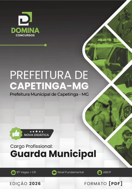 Apostila Guarda Municipal Capetinga MG 2026