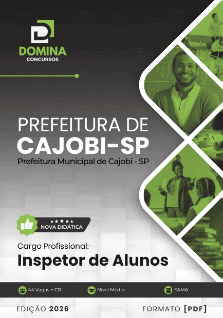 Apostila Inspetor de Alunos Cajobi SP 2026