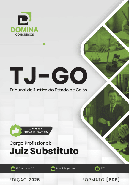 Apostila Juiz Substituto TJ GO 2026