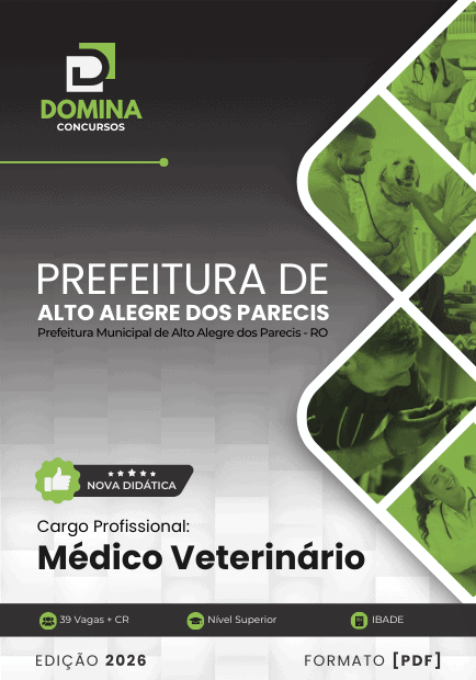 Apostila Médico Veterinário Alto Alegre dos Parecis RO 2026
