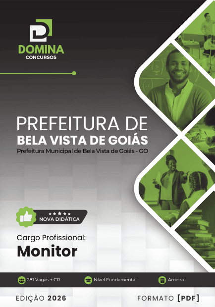 Apostila Monitor Bela Vista de Goiás GO 2026