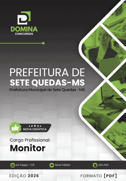 Apostila Monitor Sete Quedas MS 2026
