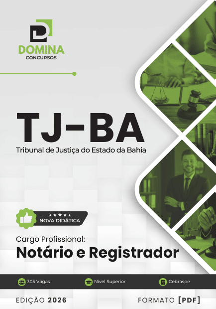 Apostila Notário e Registrador TJ BA 2026