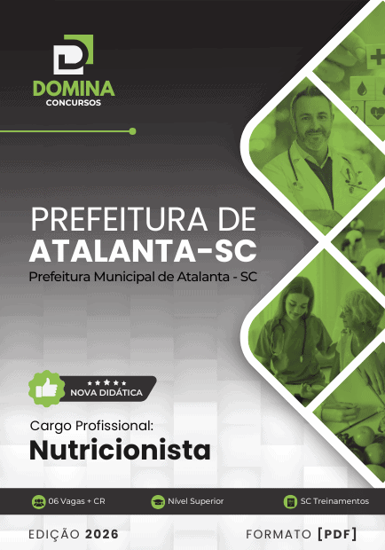 Apostila Nutricionista Atalanta SC 2026