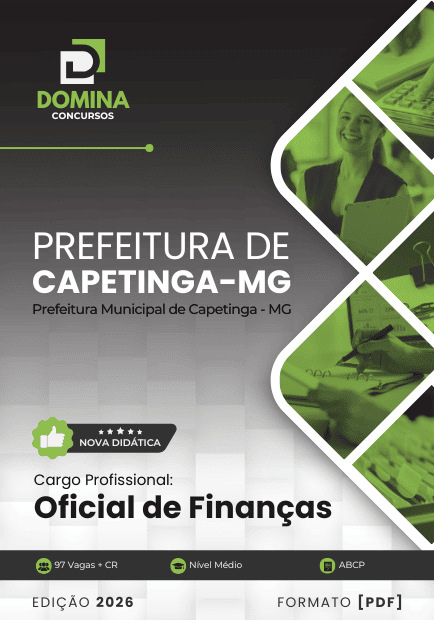 Apostila Oficial de Finanças Capetinga MG 2026