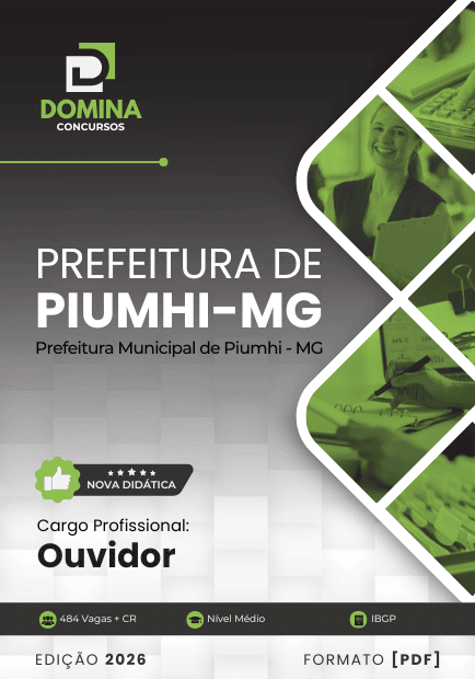 Apostila Ouvidor Piumhi MG 2026