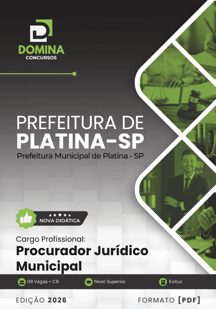 Apostila Procurador Jurídico Municipal Platina SP 2026