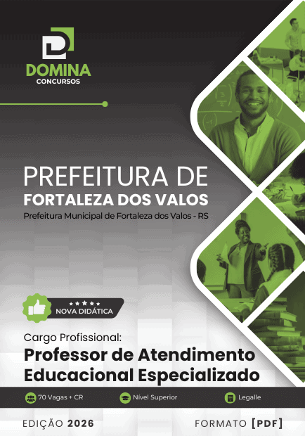 Apostila Professor de Atendimento Educacional Especializado Fortaleza dos Valos RS 2026