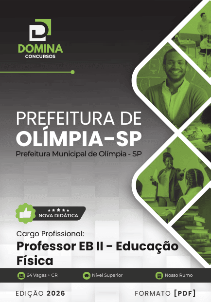 Apostila Professor EB II Educação Física Olímpia SP 2026