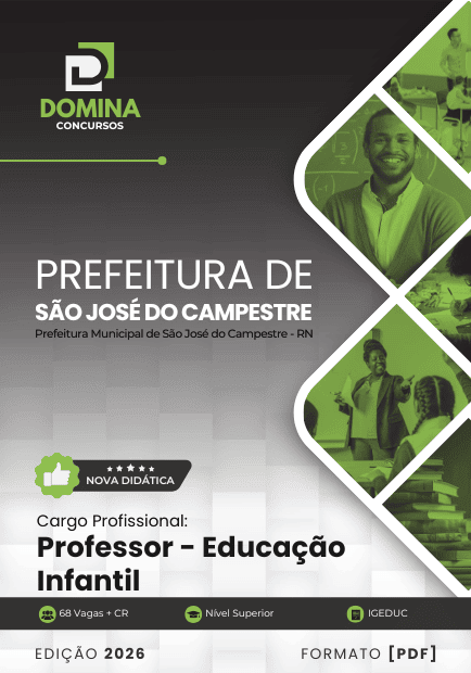 Apostila Professo Educação Infantil São José do Campestre RN 2026