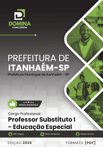 Apostila Professor Substituto I Educação Especial Itanhaém SP 2026