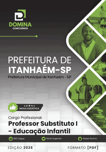Apostila Professor Substituto I Educação Infantil Itanhaém SP 2026