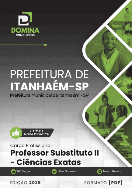 Apostila Professor Substituto II Ciências Exatas Itanhaém SP 2026