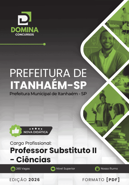 Apostila Professor Substituto II Ciências Itanhaém SP 2026