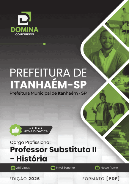 Apostila Professor Substituto II História Itanhaém SP 2026