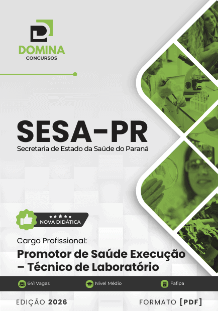 Apostila Promotor de Saúde Execução Técnico de Enfermagem SESA PR 2026
