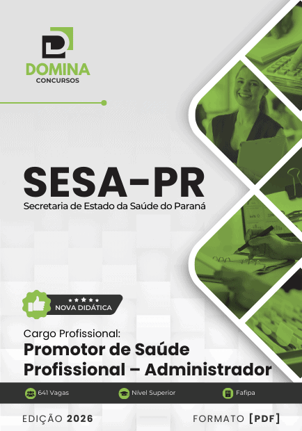 Apostila Promotor de Saúde Profissional Administrador SESA PR 2026