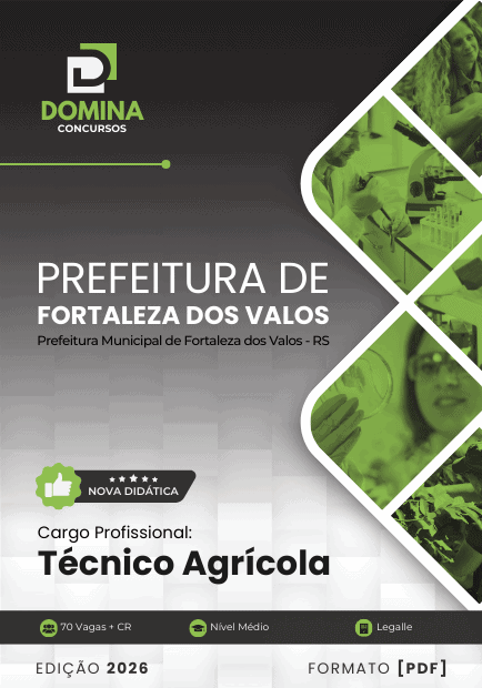 Apostila Técnico Agrícola Fortaleza dos Valos RS 2026
