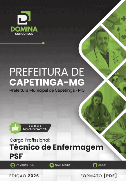 Apostila Técnico de Enfermagem PSF Capetinga MG 2026