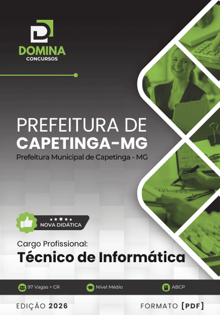 Apostila Técnico de Informática Capetinga MG 2026