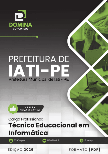 Apostila Técnico Educacional em Informática Iati PE 2026