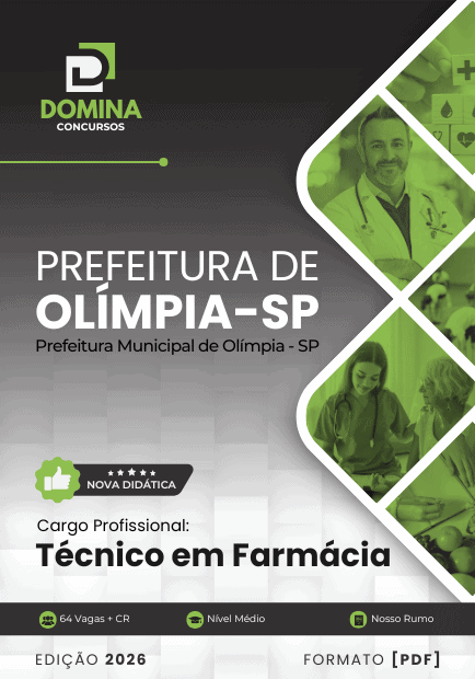 Apostila Técnico em Farmácia Olímpia SP 2026