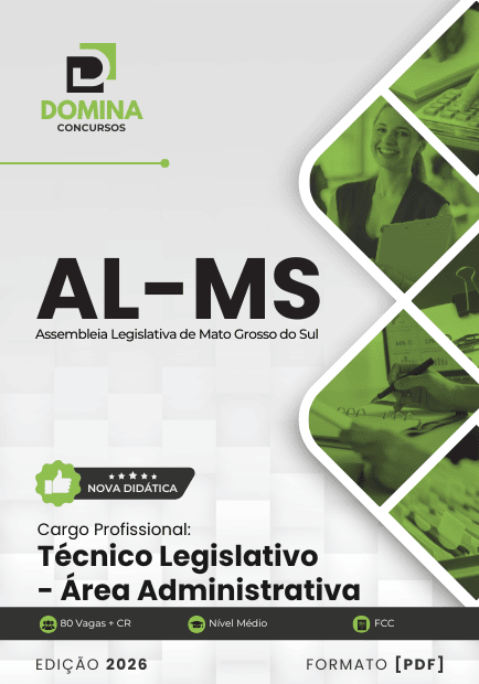 Apostila Técnico Legislativo Área Administrativa AL MS 2026