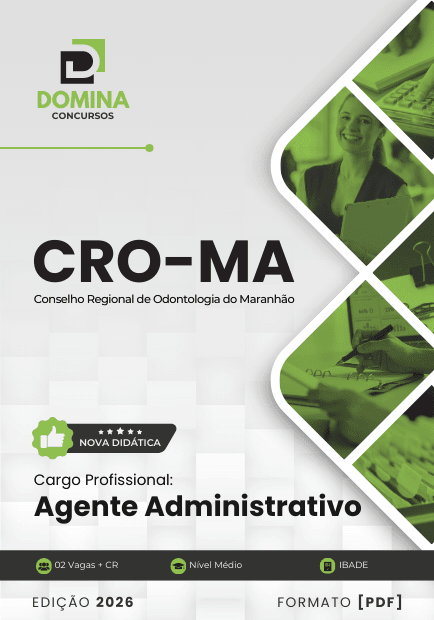 Apostila Agente Administrativo CRO MA 2026