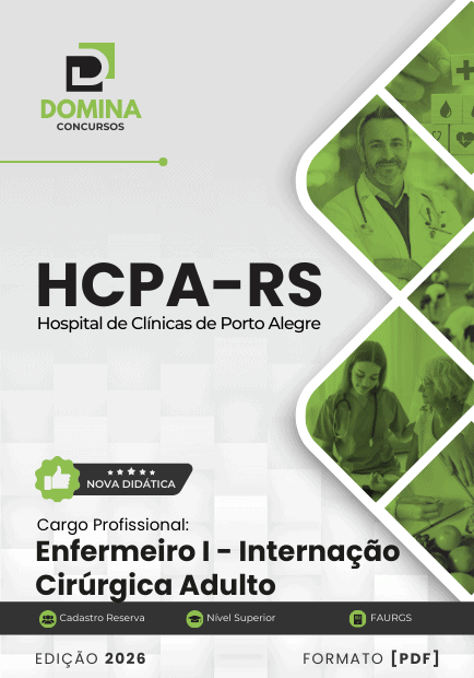 Apostila Enfermeiro Internação Cirúrgica HCPA RS 2026